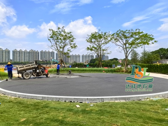 透水混凝土｜天氣晴朗，施工好時機！